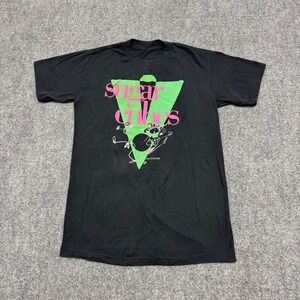 1988 Sugarcubes Vintage Tur Band Tee Shirt 80s 1980s Bjork Icelandic size L USA